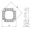 SEZ 6303-13 P1/S krabicová svorkovnice (věneček malý)