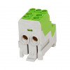 UVB 100A PE 080010-2-4 rozdělovací blok, zelený