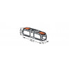 WAGO 221-2411 svorka 2x4 INLINE s páčkou