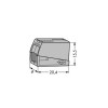 WAGO 224-101 lustrová svorka 2x2,5mm