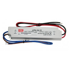 Mean Well LPH-18-12 LED transformátor 12V 18W IP67