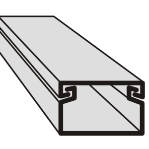 Polyprofil EIP 15010 elektroinstalační lišta vkládací 15x10 2m bílá