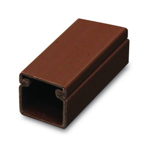 Polyprofil EIP 17017 elektroinstalační lišta vkládací 17x17 2m hnědá