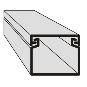 Polyprofil EIP 25020 elektroinstalační lišta vkládací 25x20 2m bílá