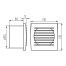 Kanlux CYKLON EOL 100B ventilátor 100mm /70911/-1