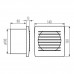 Kanlux CYKLON EOL 100B ventilátor 100mm /70911/