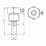 Termostatová jímka TH 167-1