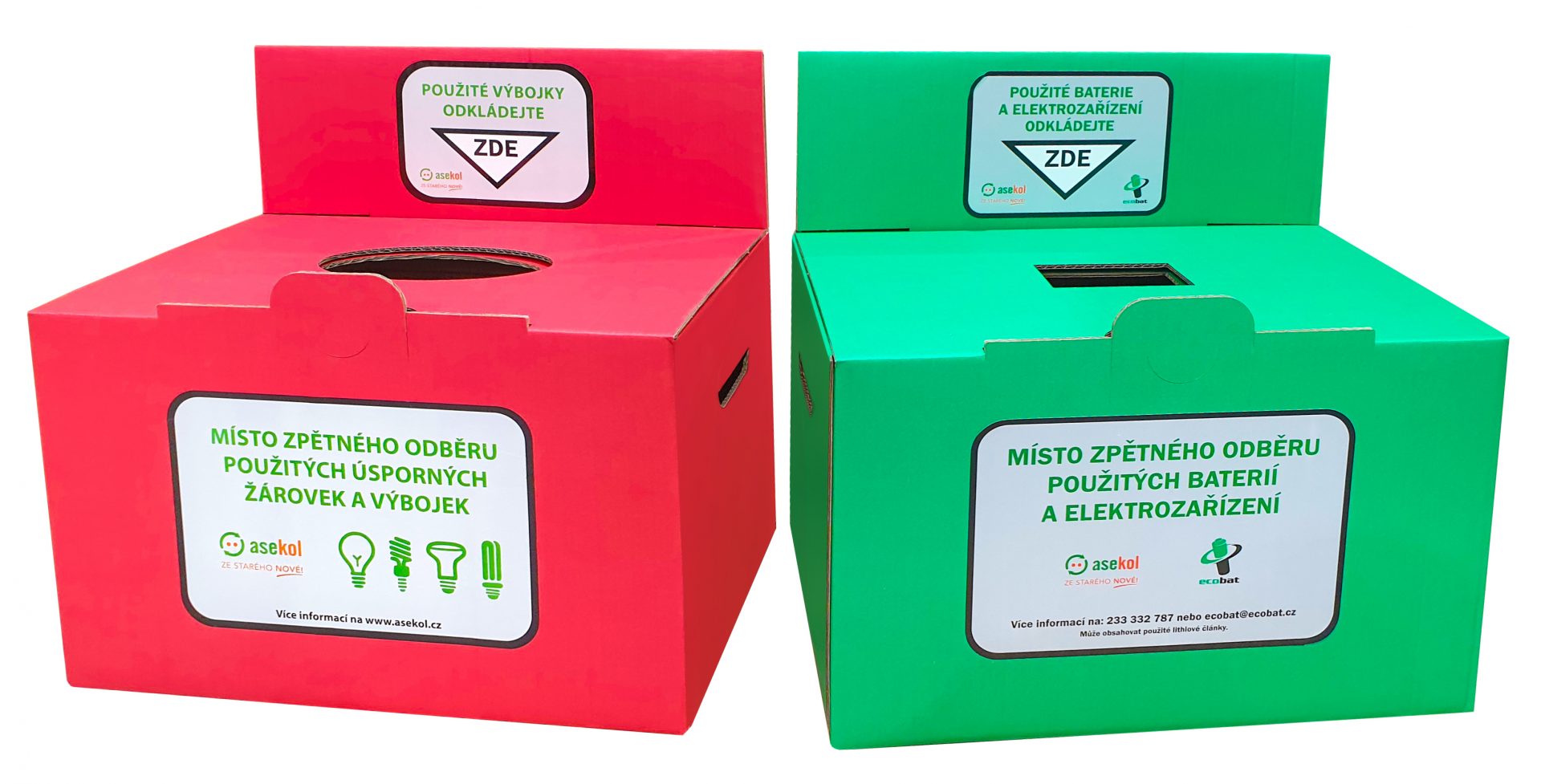 Zpětný odběr světelných zdrojů a baterií